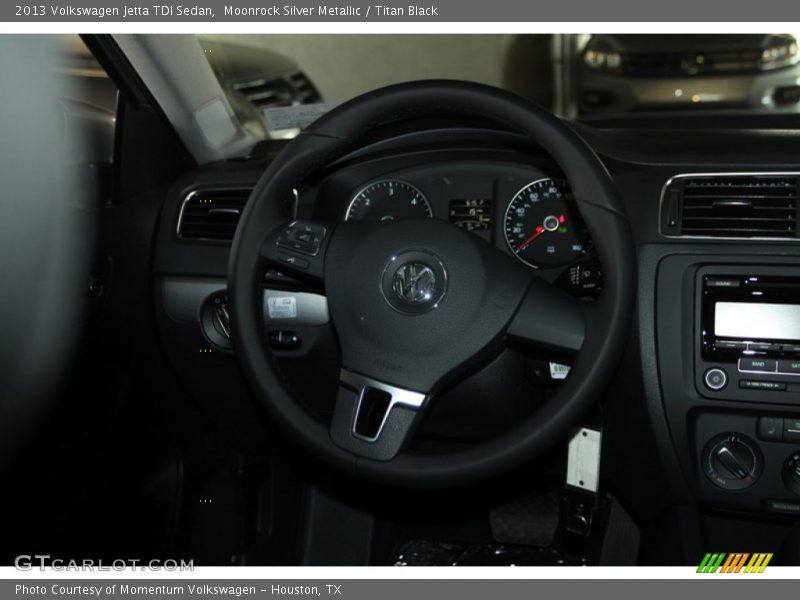 Moonrock Silver Metallic / Titan Black 2013 Volkswagen Jetta TDI Sedan