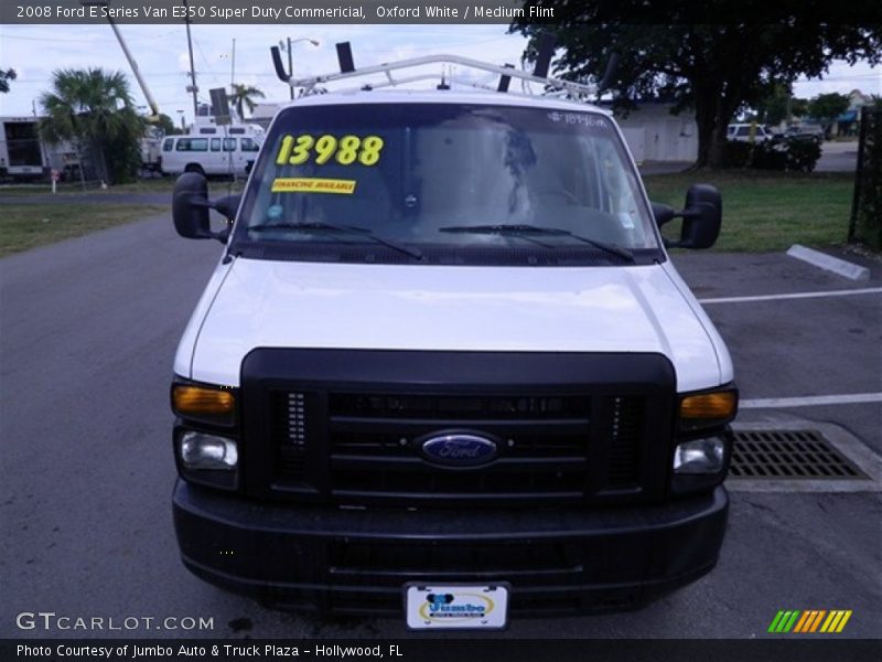 Oxford White / Medium Flint 2008 Ford E Series Van E350 Super Duty Commericial