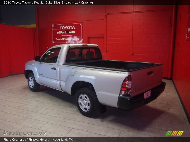 Silver Streak Mica / Graphite 2010 Toyota Tacoma Regular Cab