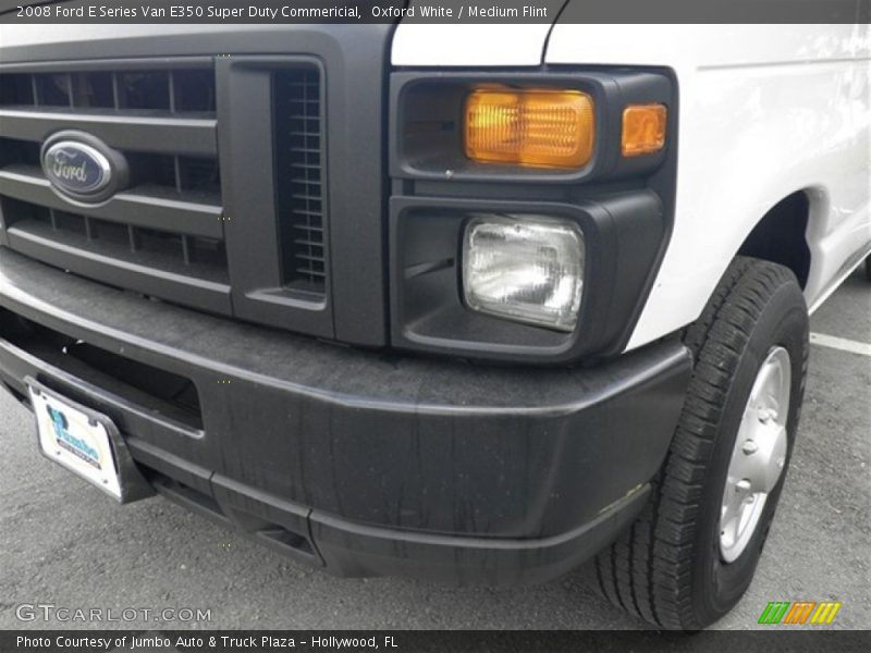 Oxford White / Medium Flint 2008 Ford E Series Van E350 Super Duty Commericial