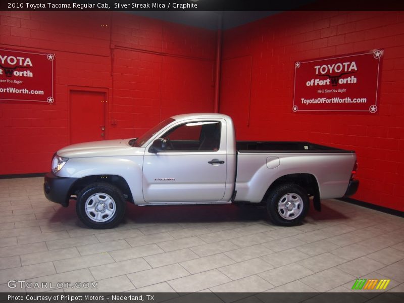 Silver Streak Mica / Graphite 2010 Toyota Tacoma Regular Cab