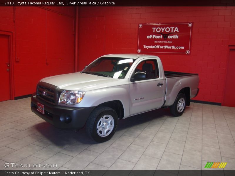 Silver Streak Mica / Graphite 2010 Toyota Tacoma Regular Cab