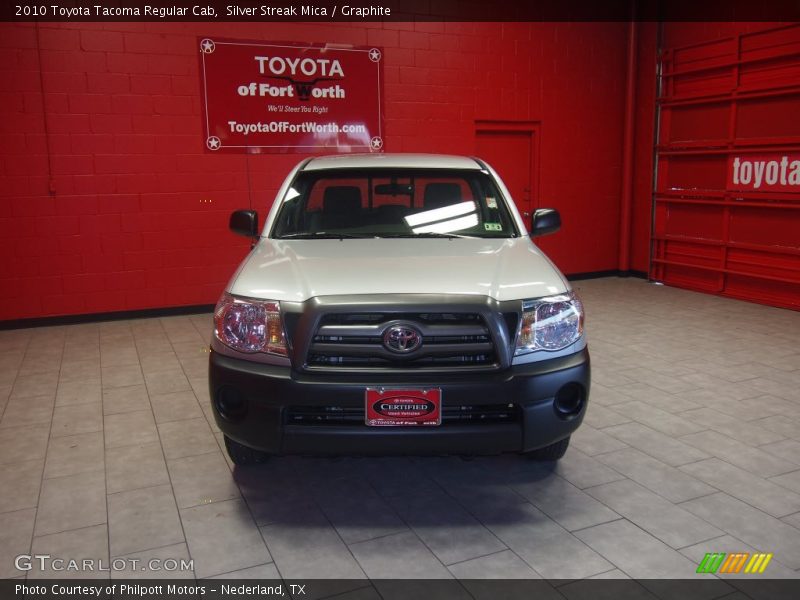 Silver Streak Mica / Graphite 2010 Toyota Tacoma Regular Cab