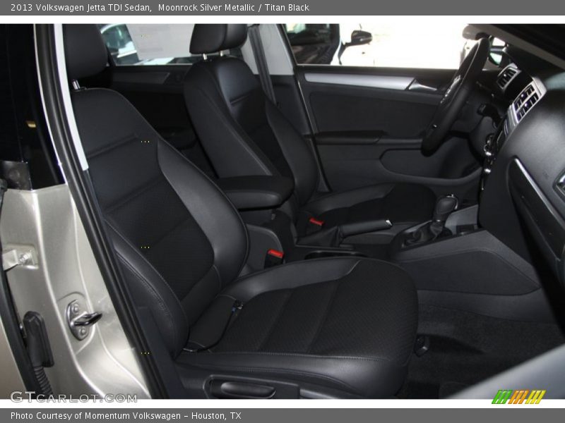 Moonrock Silver Metallic / Titan Black 2013 Volkswagen Jetta TDI Sedan