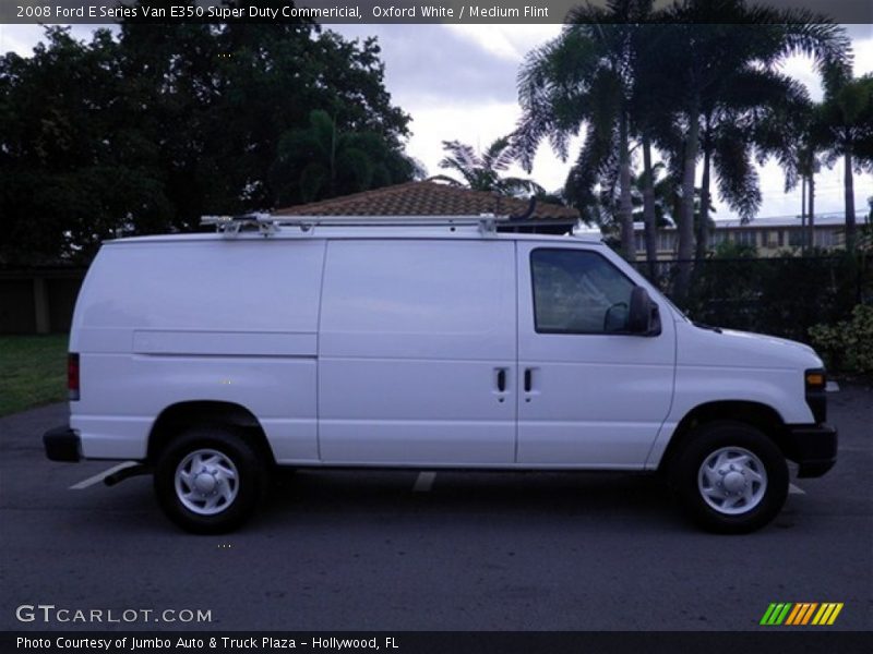 Oxford White / Medium Flint 2008 Ford E Series Van E350 Super Duty Commericial