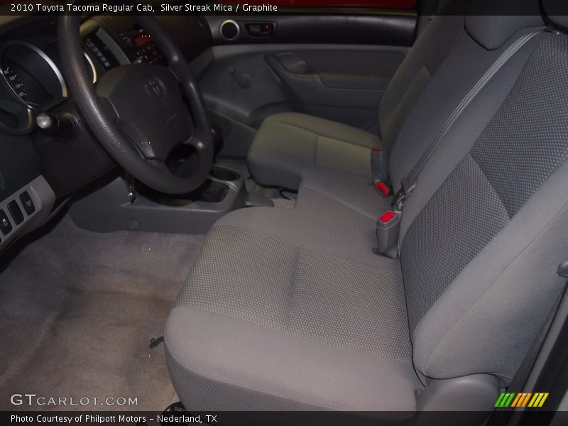 Silver Streak Mica / Graphite 2010 Toyota Tacoma Regular Cab
