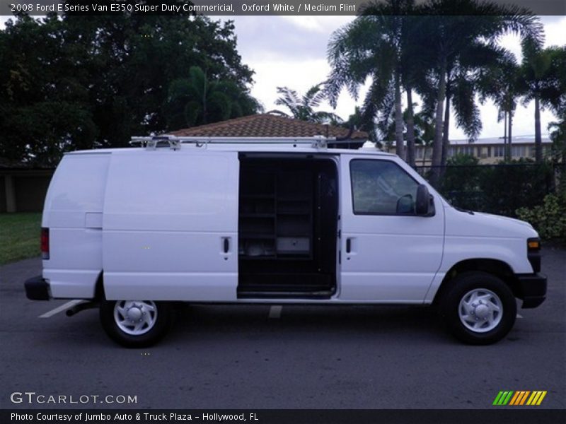 Oxford White / Medium Flint 2008 Ford E Series Van E350 Super Duty Commericial