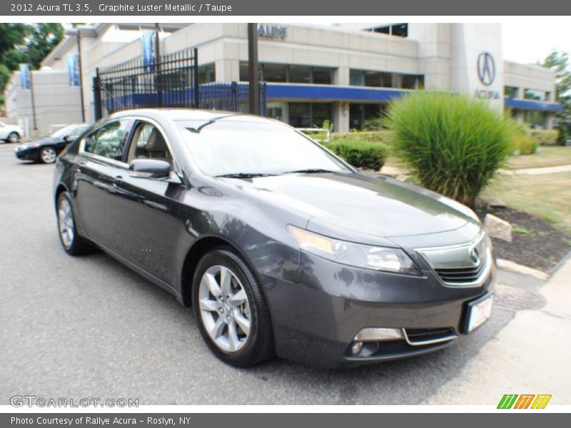 Graphite Luster Metallic / Taupe 2012 Acura TL 3.5