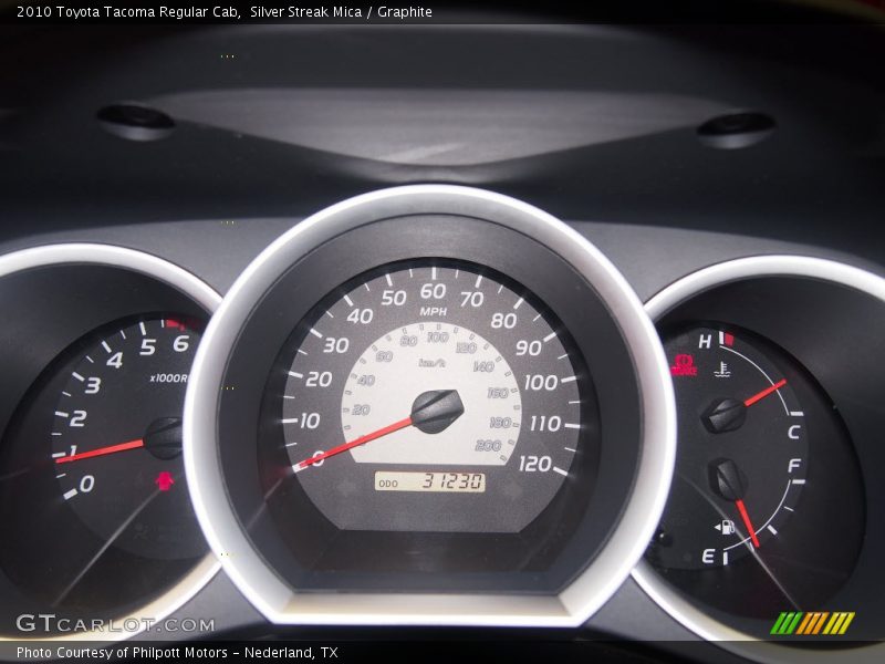 Silver Streak Mica / Graphite 2010 Toyota Tacoma Regular Cab