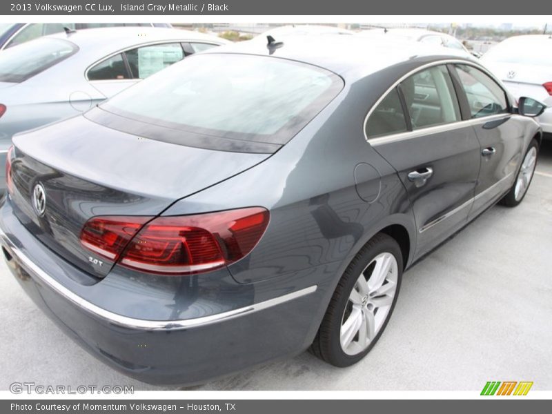 Island Gray Metallic / Black 2013 Volkswagen CC Lux