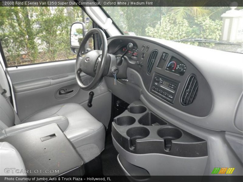  2008 E Series Van E350 Super Duty Commericial Medium Flint Interior