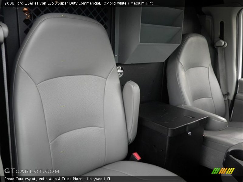 Oxford White / Medium Flint 2008 Ford E Series Van E350 Super Duty Commericial