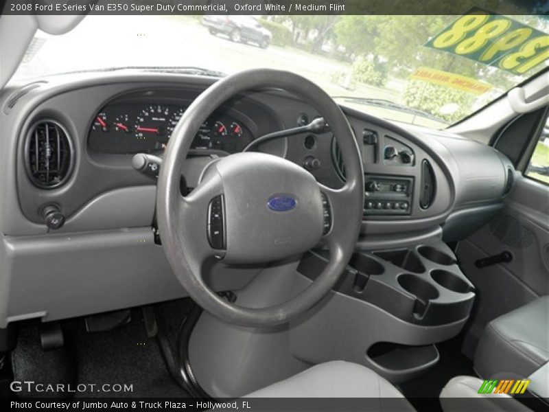  2008 E Series Van E350 Super Duty Commericial Medium Flint Interior