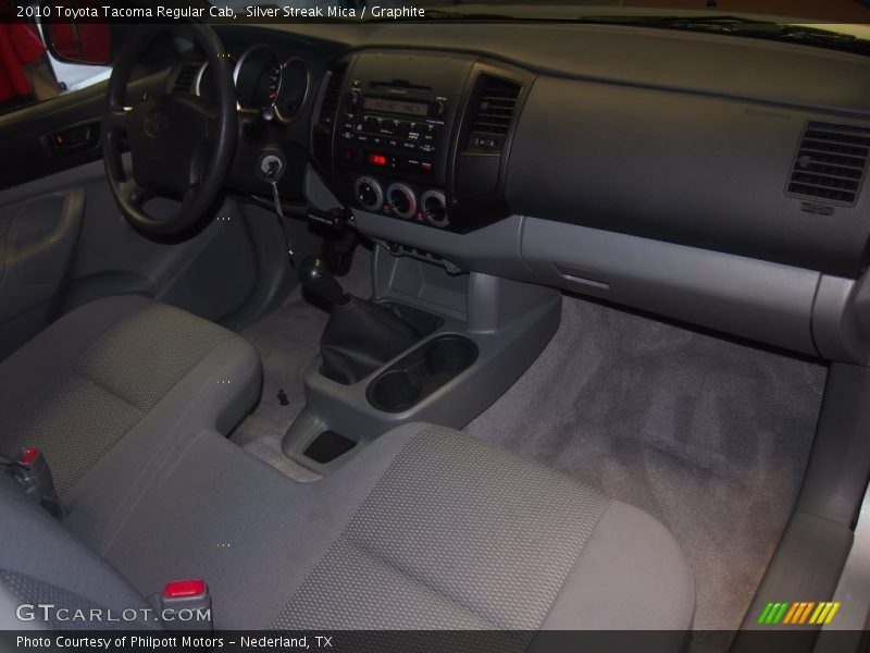 Silver Streak Mica / Graphite 2010 Toyota Tacoma Regular Cab