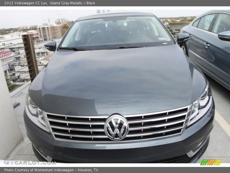 Island Gray Metallic / Black 2013 Volkswagen CC Lux