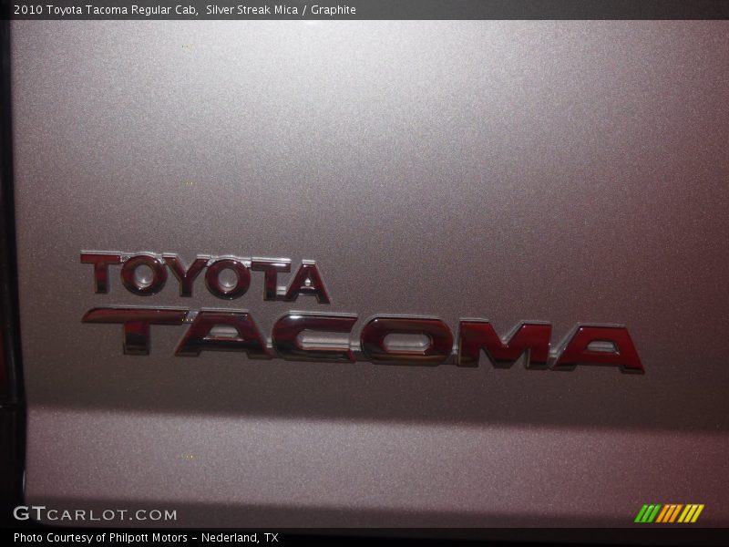 Silver Streak Mica / Graphite 2010 Toyota Tacoma Regular Cab