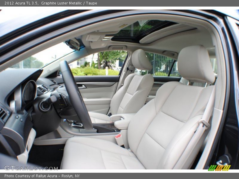 Graphite Luster Metallic / Taupe 2012 Acura TL 3.5
