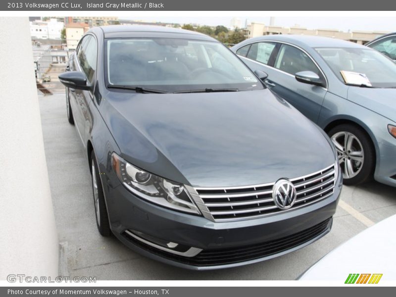 Island Gray Metallic / Black 2013 Volkswagen CC Lux