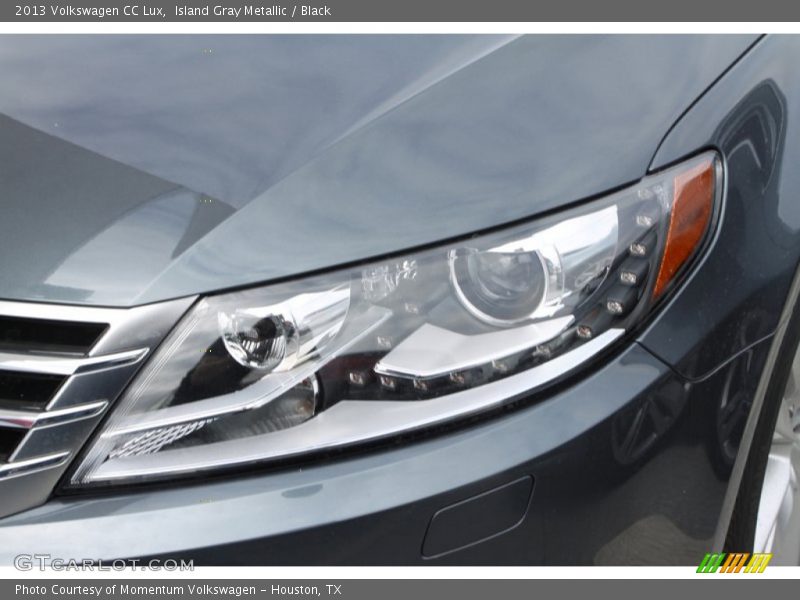 Island Gray Metallic / Black 2013 Volkswagen CC Lux