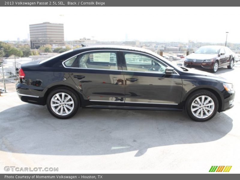 Black / Cornsilk Beige 2013 Volkswagen Passat 2.5L SEL