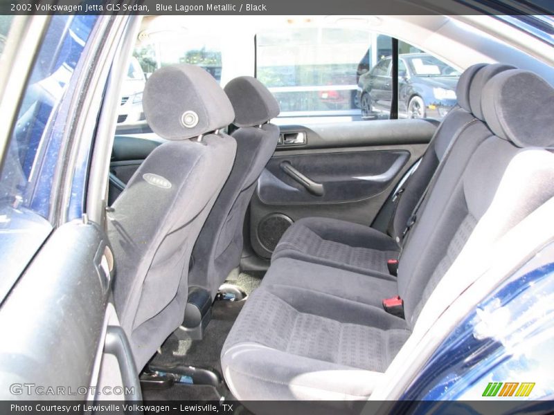 Blue Lagoon Metallic / Black 2002 Volkswagen Jetta GLS Sedan