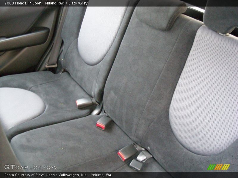 Milano Red / Black/Grey 2008 Honda Fit Sport
