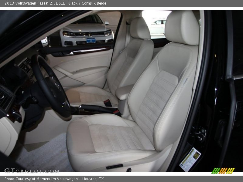 Black / Cornsilk Beige 2013 Volkswagen Passat 2.5L SEL