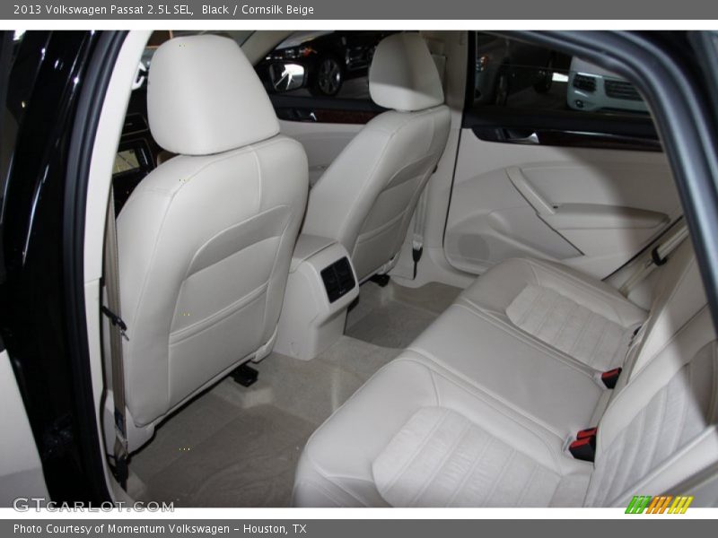 Black / Cornsilk Beige 2013 Volkswagen Passat 2.5L SEL