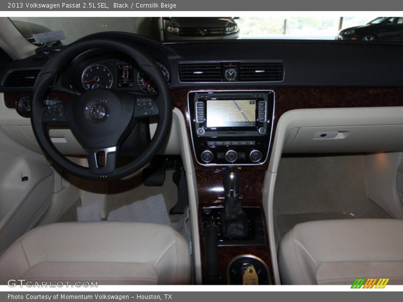 Black / Cornsilk Beige 2013 Volkswagen Passat 2.5L SEL