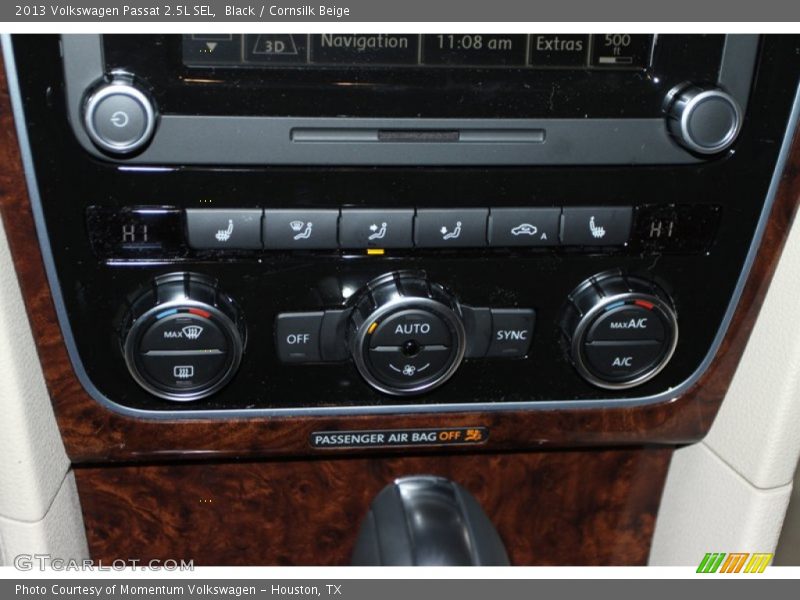 Black / Cornsilk Beige 2013 Volkswagen Passat 2.5L SEL