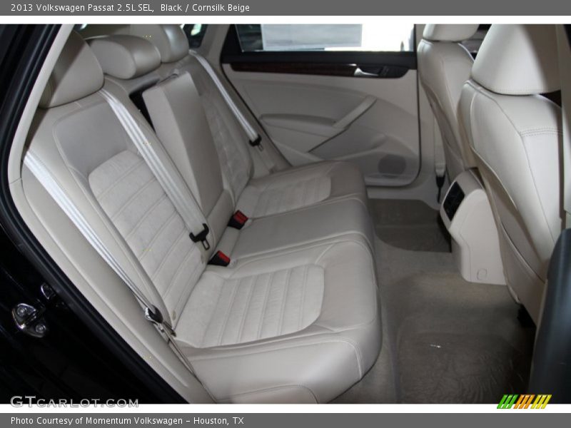 Black / Cornsilk Beige 2013 Volkswagen Passat 2.5L SEL