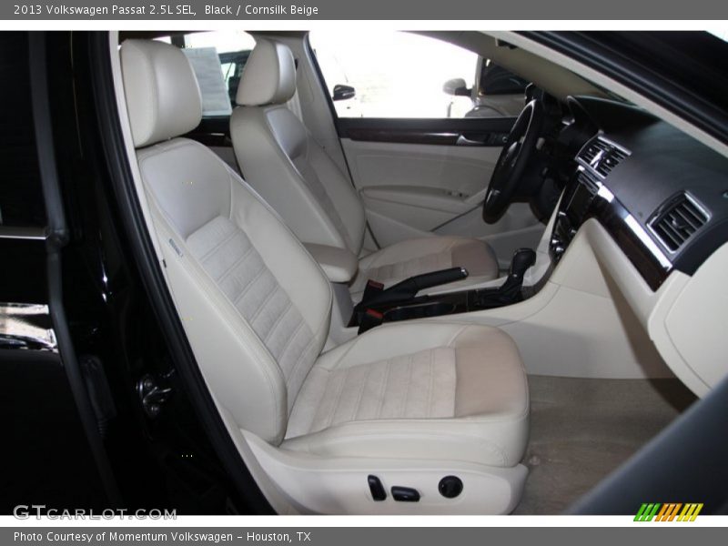 Black / Cornsilk Beige 2013 Volkswagen Passat 2.5L SEL