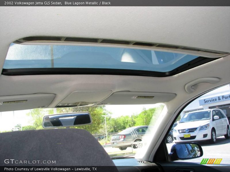 Blue Lagoon Metallic / Black 2002 Volkswagen Jetta GLS Sedan