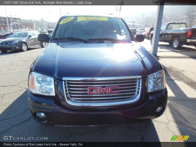 Midnight Blue Metallic / Light Gray 2007 GMC Envoy SLE 4x4