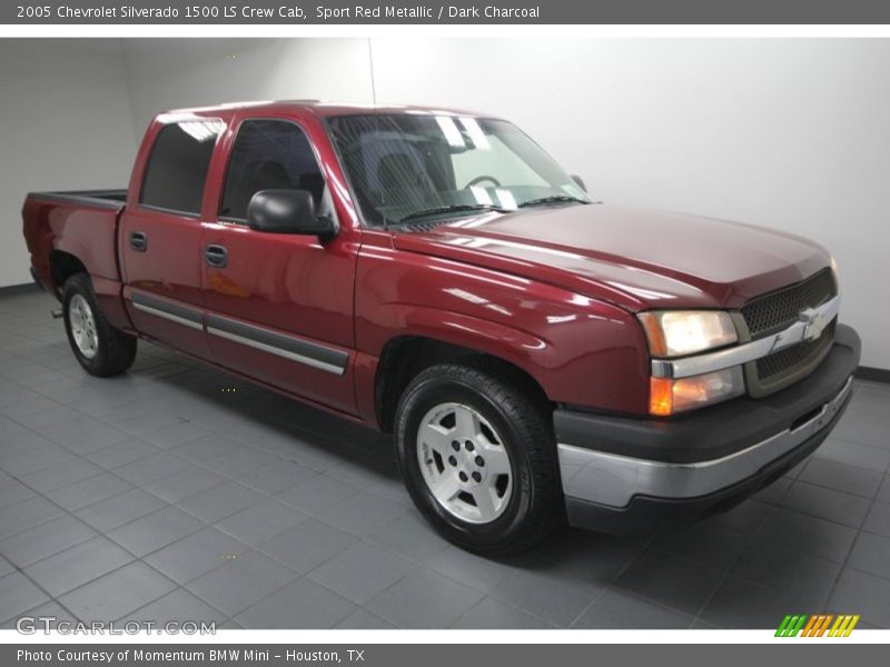 Sport Red Metallic / Dark Charcoal 2005 Chevrolet Silverado 1500 LS Crew Cab