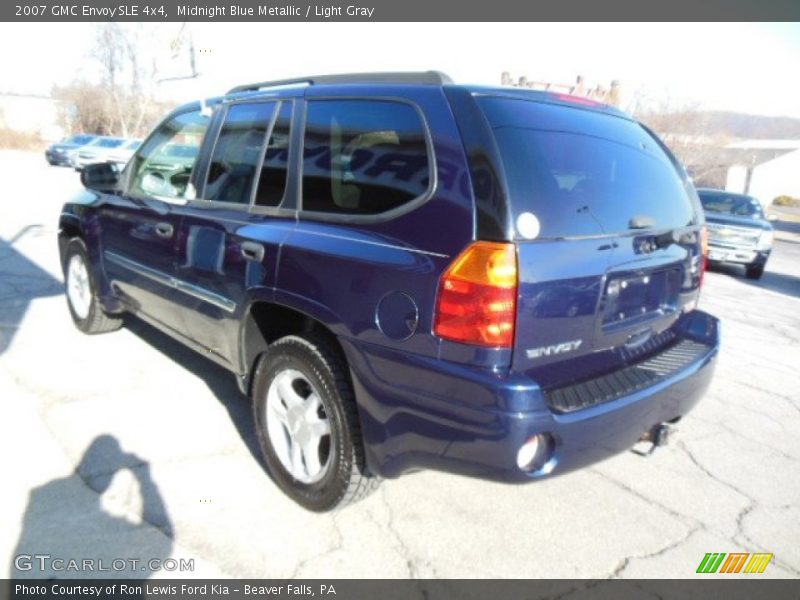 Midnight Blue Metallic / Light Gray 2007 GMC Envoy SLE 4x4