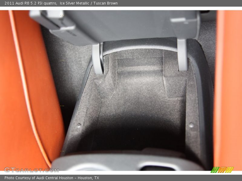 Ice Silver Metallic / Tuscan Brown 2011 Audi R8 5.2 FSI quattro