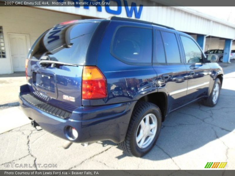 Midnight Blue Metallic / Light Gray 2007 GMC Envoy SLE 4x4