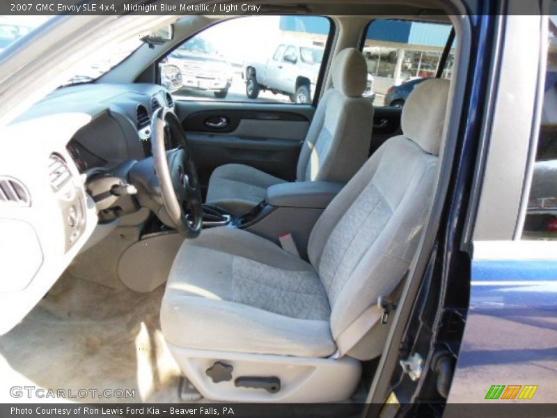 Midnight Blue Metallic / Light Gray 2007 GMC Envoy SLE 4x4