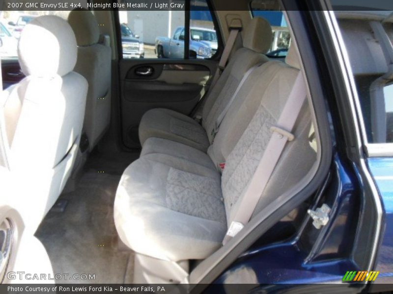 Midnight Blue Metallic / Light Gray 2007 GMC Envoy SLE 4x4