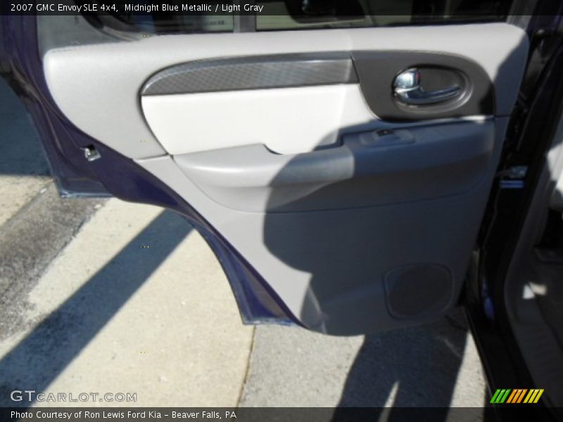 Midnight Blue Metallic / Light Gray 2007 GMC Envoy SLE 4x4