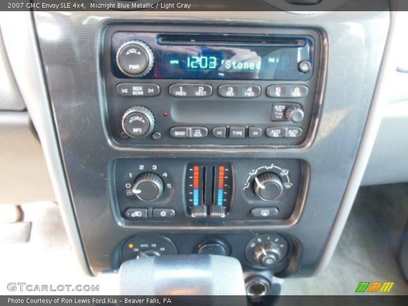 Midnight Blue Metallic / Light Gray 2007 GMC Envoy SLE 4x4