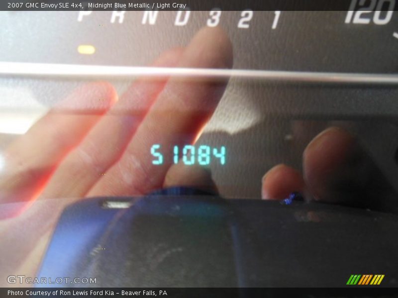 Midnight Blue Metallic / Light Gray 2007 GMC Envoy SLE 4x4