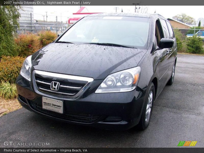 Nighthawk Black Pearl / Ivory 2007 Honda Odyssey EX-L