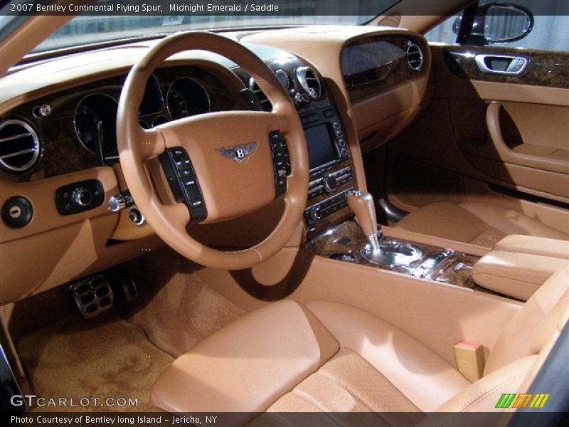 Midnight Emerald / Saddle 2007 Bentley Continental Flying Spur