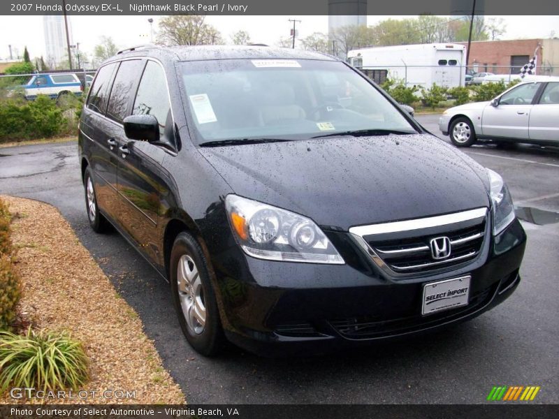 Nighthawk Black Pearl / Ivory 2007 Honda Odyssey EX-L