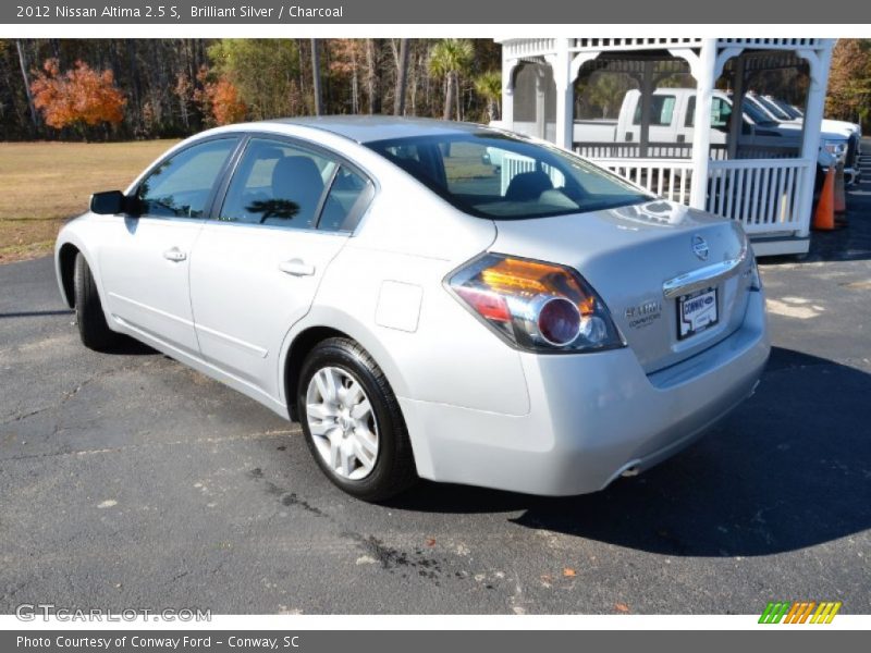 Brilliant Silver / Charcoal 2012 Nissan Altima 2.5 S