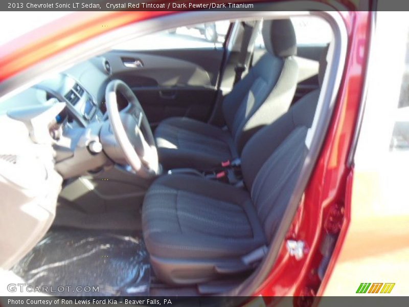 Crystal Red Tintcoat / Dark Pewter/Dark Titanium 2013 Chevrolet Sonic LT Sedan