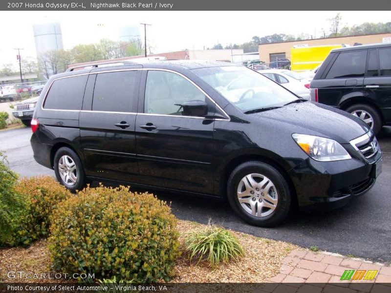Nighthawk Black Pearl / Ivory 2007 Honda Odyssey EX-L