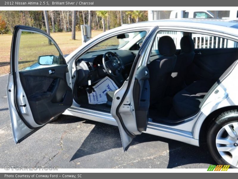 Brilliant Silver / Charcoal 2012 Nissan Altima 2.5 S